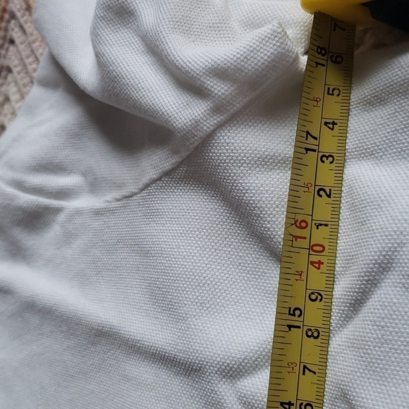 Ralph Lauren Classic Fit short sleeve Polo White with light blue logo medium - Picture 4 of 5
